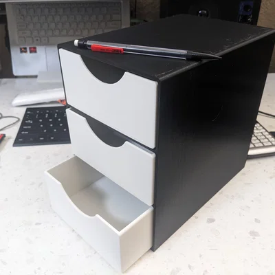 Tủ ngăn kéo để bàn 3D (Nicknack Desk Drawer) - Giải pháp lưu trữ thông minh