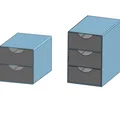 Tủ ngăn kéo để bàn 3D (Nicknack Desk Drawer) - Giải pháp lưu trữ thông minh - Thumbnail 2
