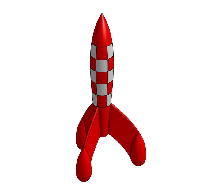 Tintin moonrocket – Tên lửa Mặt Trăng Tintin - Image 2