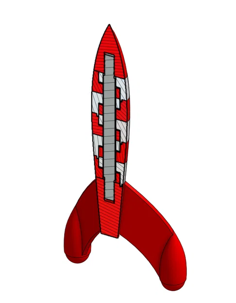 Tintin moonrocket – Tên lửa Mặt Trăng Tintin - Image 3