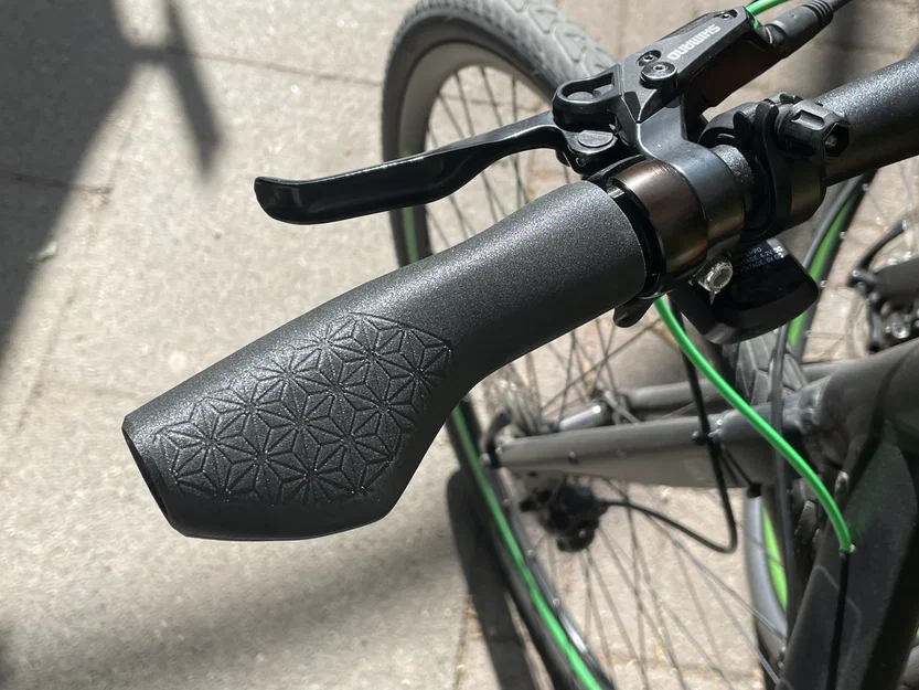 Tay nắm xe đạp họa tiết Nhật Asanoha (Asa-no-ha) - Image 3