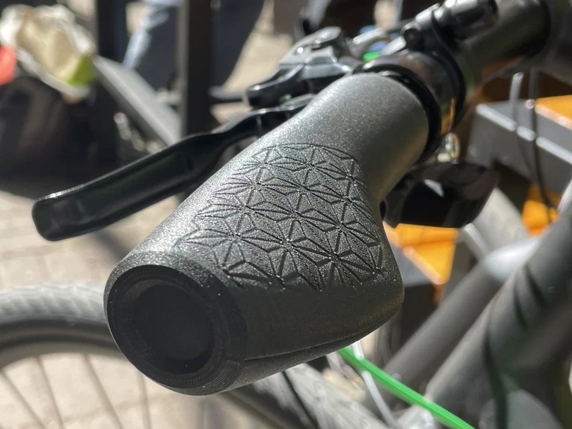 Tay nắm xe đạp họa tiết Nhật Asanoha (Asa-no-ha) - Image 4