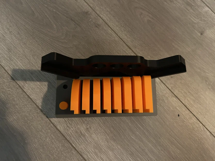 Khay lưu trữ Gridfinity cho bộ dụng cụ đo góc Corner Radius Jig - Image 2