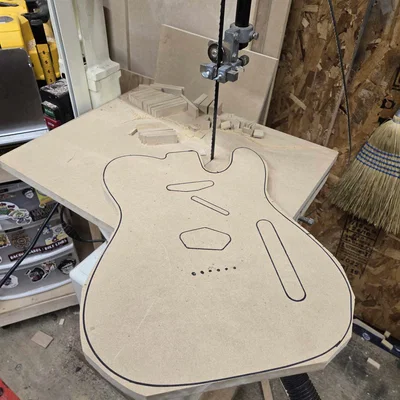 Telecaster Neck Pocket và Router Template