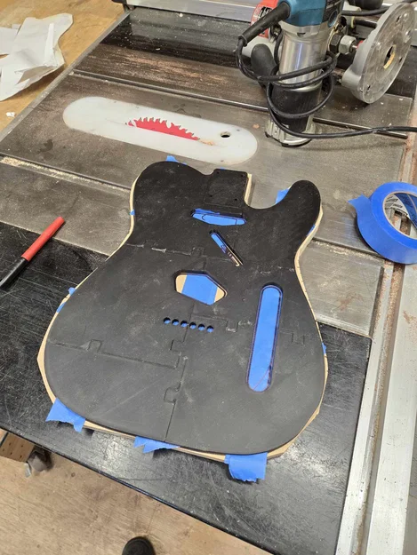 Telecaster Neck Pocket và Router Template - Image 2