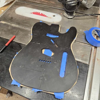 Telecaster Neck Pocket và Router Template