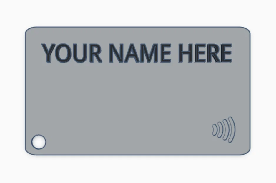 DIY NFC Business Card / Thẻ cá nhân NFC tự làm - Image 1
