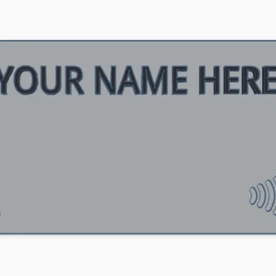 DIY NFC Business Card / Thẻ cá nhân NFC tự làm