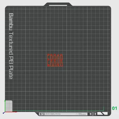 Mô hình 3D Source Engine ERROR trang trí góc làm việc