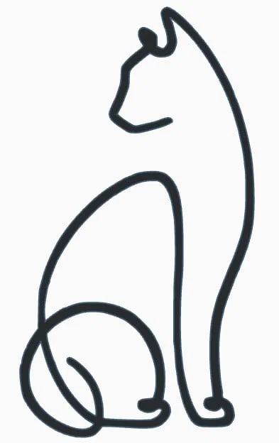 Cat Art Line (Nét vẽ nghệ thuật mèo) - Image 3