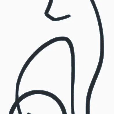 Cat Art Line (Nét vẽ nghệ thuật mèo)