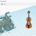 Mô hình xe lăn cho nhân vật LEGO - Tự in 3D tại nhà - Thumbnail 2