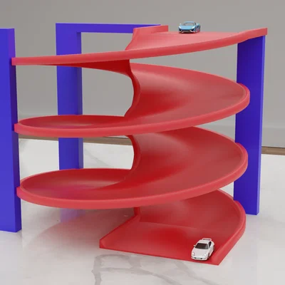 Đường đua xoắn ốc cho xe Hot Wheels và Matchbox