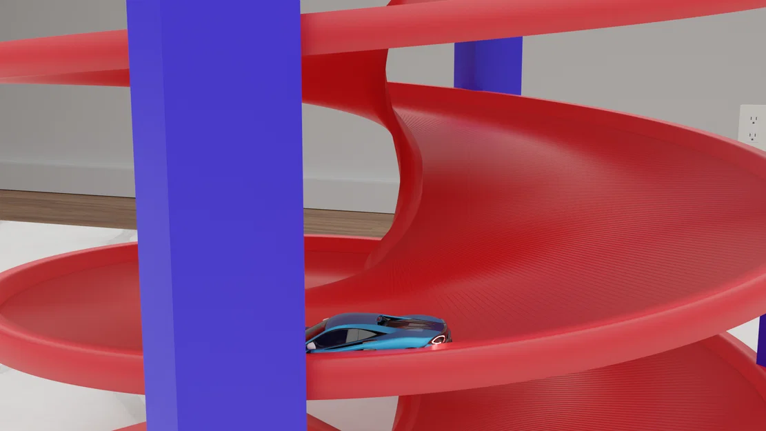 Đường đua xoắn ốc cho xe Hot Wheels và Matchbox - Image 2