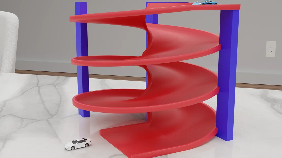 Đường đua xoắn ốc cho xe Hot Wheels và Matchbox - Image 3