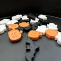 Bộ mô hình Halloween mini: Dơi, Bí ngô và Hồn ma siêu đáng yêu - Thumbnail 1