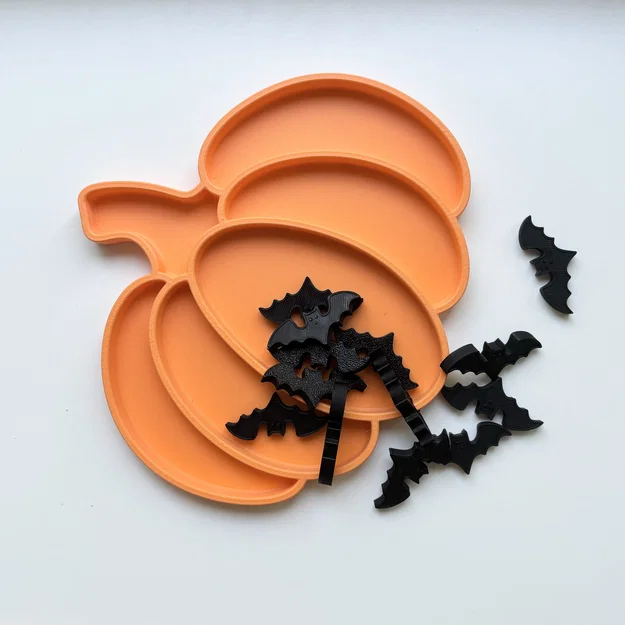 Bộ mô hình Halloween mini: Dơi, Bí ngô và Hồn ma siêu đáng yêu - Image 3