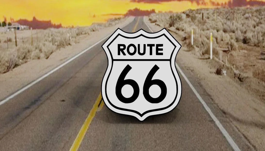 Mô hình biển báo Route 66 trang trí độc đáo cho tín đồ đam mê motor - Image 1