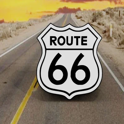 Mô hình biển báo Route 66 trang trí độc đáo cho tín đồ đam mê motor