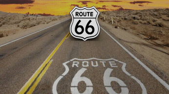Mô hình biển báo Route 66 trang trí độc đáo cho tín đồ đam mê motor