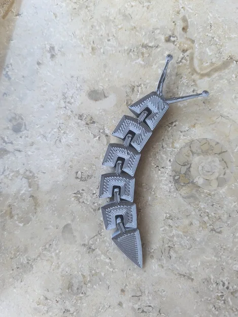 Mô hình ốc sên khớp nối linh hoạt 3D (Articulated Slug) - Image 7