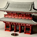 Hozomon 宝蔵門 - Mô hình kiến trúc đền Sensō-ji, Tokyo, Nhật Bản - Thumbnail 1