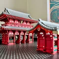 Hozomon 宝蔵門 - Mô hình kiến trúc đền Sensō-ji, Tokyo, Nhật Bản - Thumbnail 13