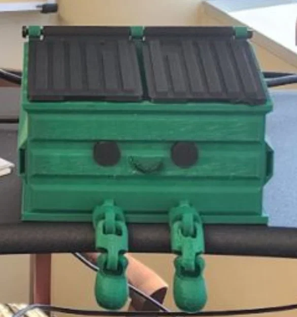 Dumpster Buddy – Thùng rác có mặt để bàn - Image 1