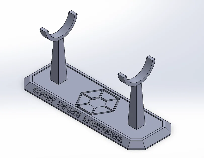 Kệ trưng bày Lightsaber của Count Dooku (Star Wars Display Stand) - Image 3