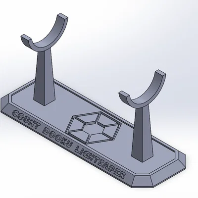 Kệ trưng bày Lightsaber của Count Dooku (Star Wars Display Stand)