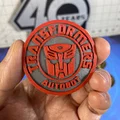 Mô hình đồng xu Transformers Autobot & Decepticon in 3D đẹp mắt - Thumbnail 2