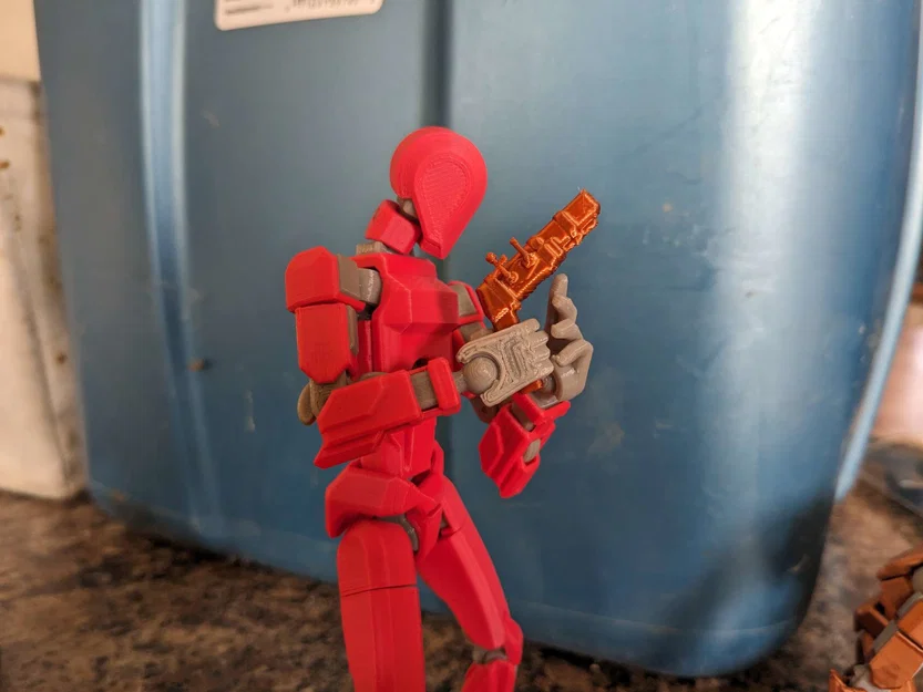 Súng hỏa mai Flintlock cho mô hình robot 13 bots - Phụ kiện in 3D cực ngầu - Image 1