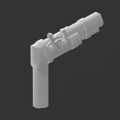 Súng hỏa mai Flintlock cho mô hình robot 13 bots - Phụ kiện in 3D cực ngầu