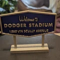 Mô hình bảng hiệu 3D Dodger Stadium độc đáo cho fan bóng chày - Thumbnail 1