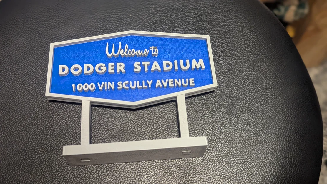 Mô hình bảng hiệu 3D Dodger Stadium độc đáo cho fan bóng chày - Image 2