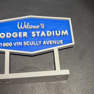 Mô hình bảng hiệu 3D Dodger Stadium độc đáo cho fan bóng chày