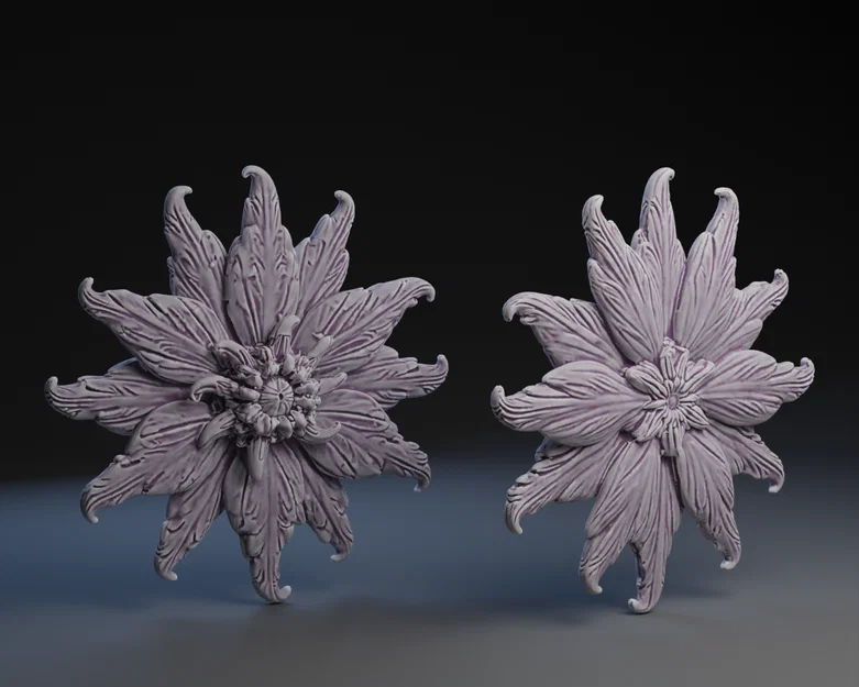 Mô hình 3D Vampire Flower: Đồ trang trí ma mị cho không gian sống - Image 1