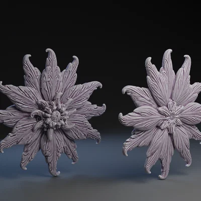 Mô hình 3D Vampire Flower: Đồ trang trí ma mị cho không gian sống