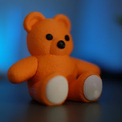 Mô hình Gấu bông Fluffy Teddy Bear
