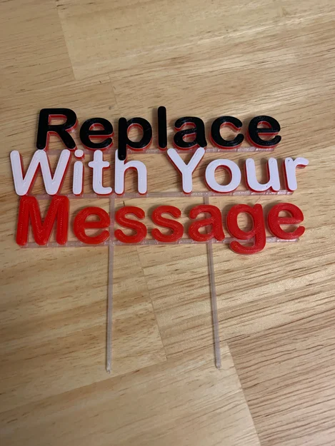 Cake Topper tùy biến (Customizable Cake Topper) - Image 2