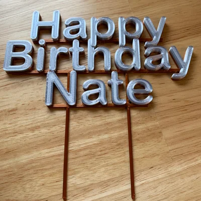 Cake Topper tùy biến (Customizable Cake Topper)