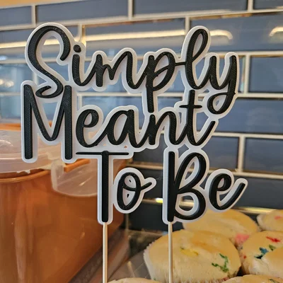 Customizable Cake Topper - Mẫu trang trí bánh tùy chỉnh