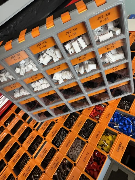 Hộp Modern Gridfinity Case 5x4 5U (remix) - Image 3