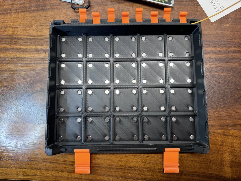 Hộp Modern Gridfinity Case 5x4 5U (remix) - Image 5