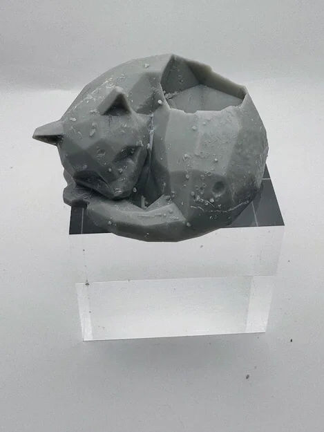 Đế D20 Low Poly – Dice Guardians (Mèo, Cáo, Chó, Đầu Lâu) DnD - Image 3
