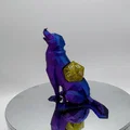 Đế D20 Low Poly – Dice Guardians (Mèo, Cáo, Chó, Đầu Lâu) DnD - Thumbnail 6