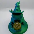Ếch Phù Thủy Canh Xúc Xắc – Frog Wizard Dice Guardian Dice Stand - Thumbnail 1