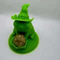 Ếch Phù Thủy Canh Xúc Xắc – Frog Wizard Dice Guardian Dice Stand - Thumbnail 3