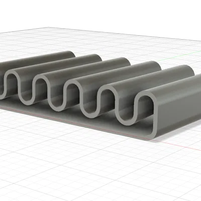 Khay Đựng Xà Phòng Hình Sóng (Soap Dish Serpentine) In 3D Độc Đáo