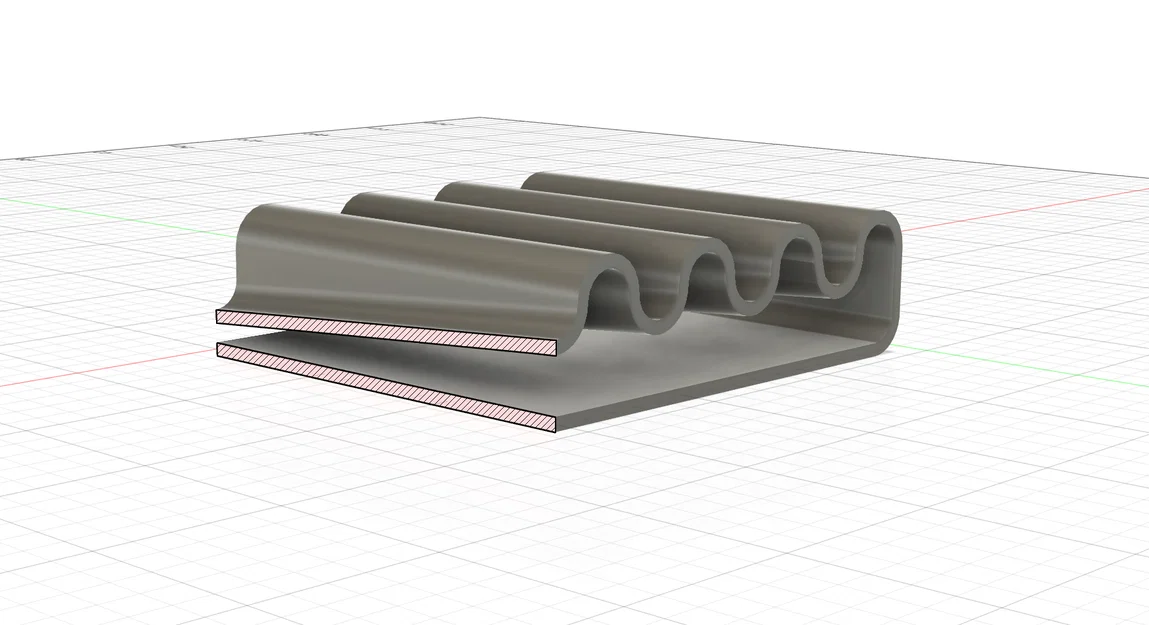 Khay Đựng Xà Phòng Hình Sóng (Soap Dish Serpentine) In 3D Độc Đáo - Image 2